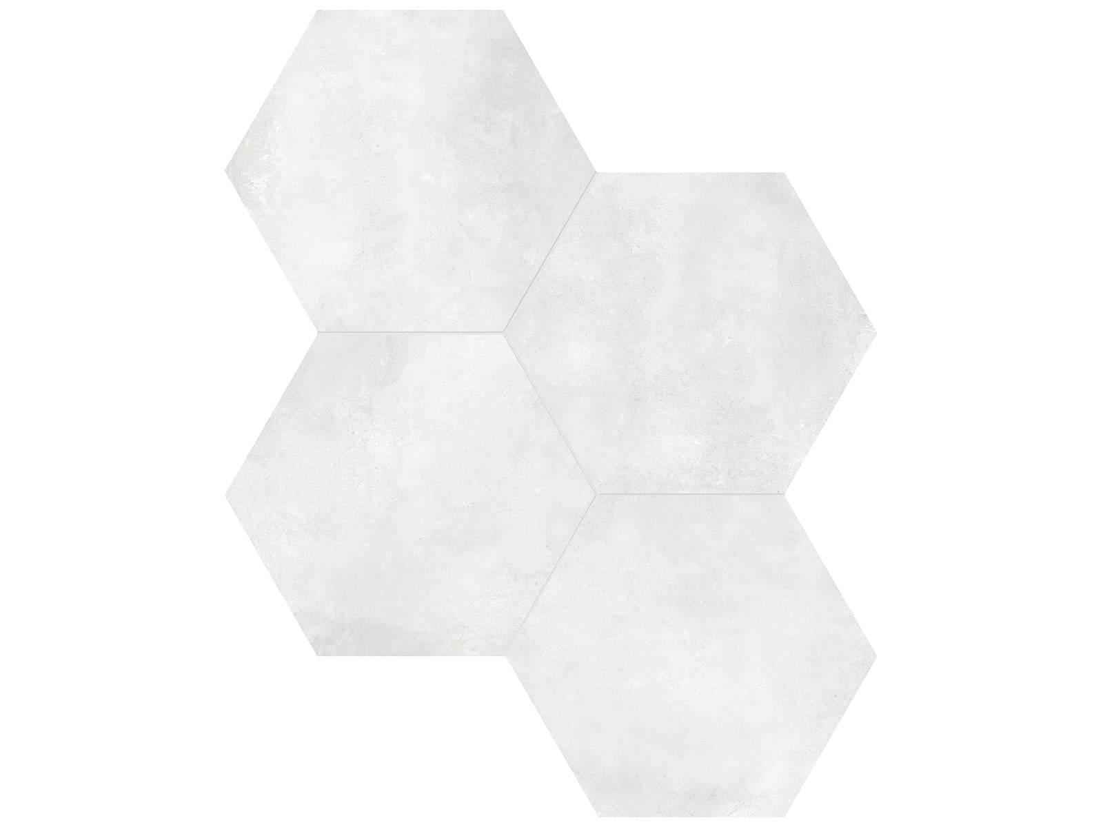 Hex Collection- 7'' Form Ivory $5.99/sqf